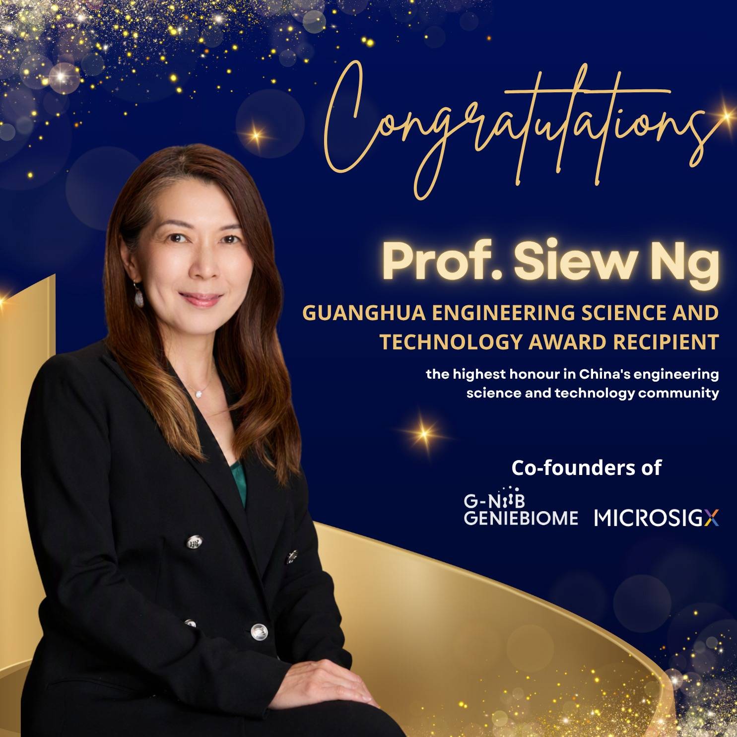 Honouring Prof. Siew Ng on Receiving a Prestigious National Honour
